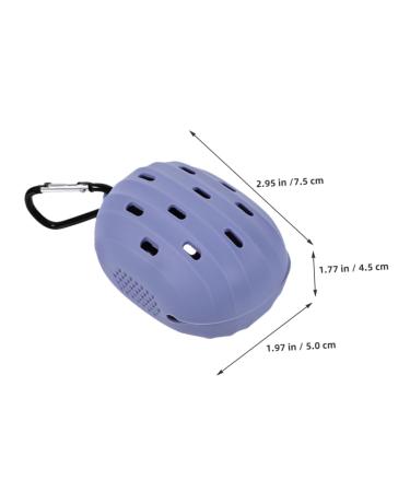 FRCOLOR 10 Pcs Beauty Egg Storage Box - Silicone Makeup Puff Holder & Travel Case for Powder Puffs - Purple Sponge Storage - Pack of 1 - Buy Online on GoSupps.com