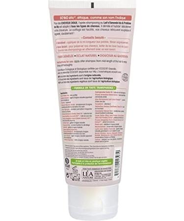 SO BIO - Gentle Hair Conditioner Almond Milk 200Ml Organic - Pack of 3 - Buy Online on GoSupps.com