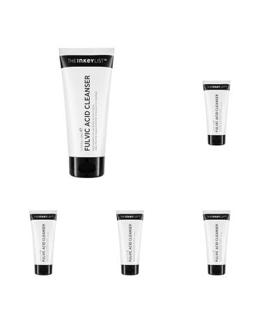 The Inkey List Fulvic Acid Cleanser 150ml | Removes Makeup | For a Healthy Looking Complexion | Fragrance Free | Suitable For All Skin Types (Pack of 5) Raspberry 150 ml (Pack of 5)