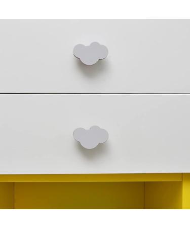 Buy Zeaying 6-Piece Wood Handle Chest of Drawers - Kids Room Cabinet Handles in Cloud Design (2 Sizes) - Perfect for Boys & Girls! - Buy Online on GoSupps.com