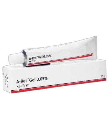 Retinol Gel 0.05 Vitamin A Repairs Fine Lines & Wrinkles Scar Treatment Age and Sun Spots Anti-Aging Formula 20 Grams (0.05)