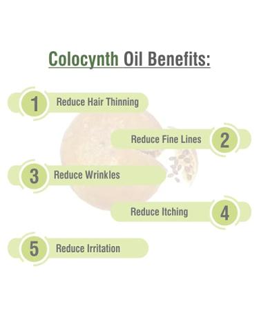 Colocynth Oil - Pure & Natural Cold-Pressed Oil for Hair & Skin Care - 30 ML - Buy Online on GoSupps.com