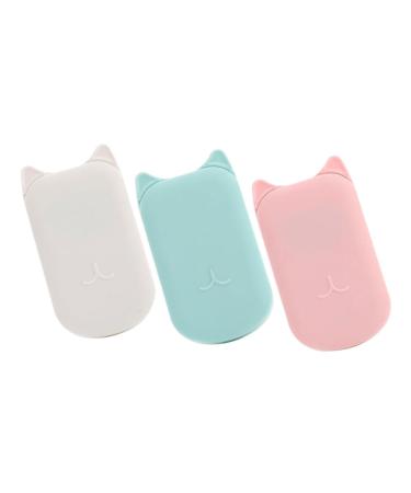 DOITOOL 3 Boxes Soap Flakes Travel Bar Soap Portable Hand Washing Cleaning Mini Soaps Foam Hand Soap Travel Soap Flake Soap Slice Hand Soap Flake Carry Travel Accessories Abs