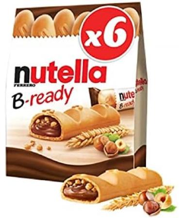  G n rique NUTELLA - B-Ready: 132g chocolate spread filled biscuit - Pack of 4 - Sold in Packs - Buy Online on GoSupps.com
