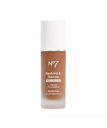 No7 Restore & Renew Multi Action Serum Foundation - Hazelnut