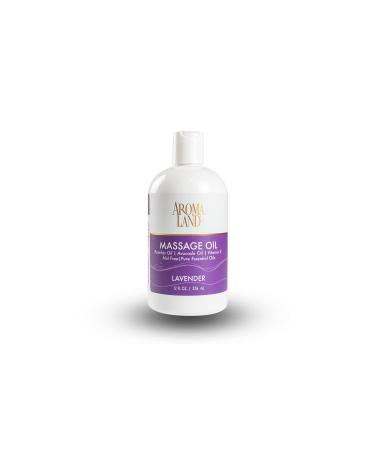 Lavender Massage & Body Oil for Soft Nourishing Hydration 12 Ounces