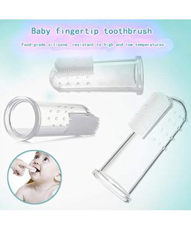 ZELINYE 8 in 1 Baby Grooming Kit - Hair Brush, Nail Clipper, Nose Cleaner, Finger Toothbrush, Nail Scissors - Manicure Set for Baby Care - Yellow - Buy Online on GoSupps.com