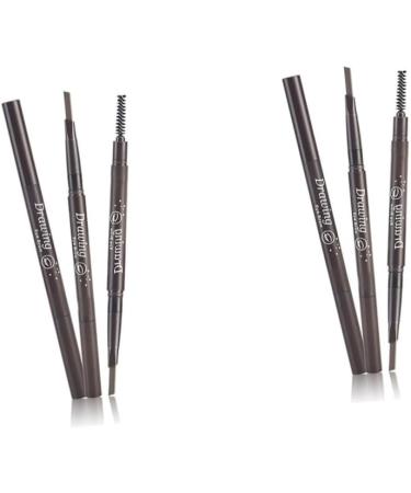 Beavorty 2pcs 2 1 Eyebrow Brush Eyebrow Pen Brow Pencil Microblading Pen Eye Brow Brush Makeup 3 Proof - Buy Online on GoSupps.com