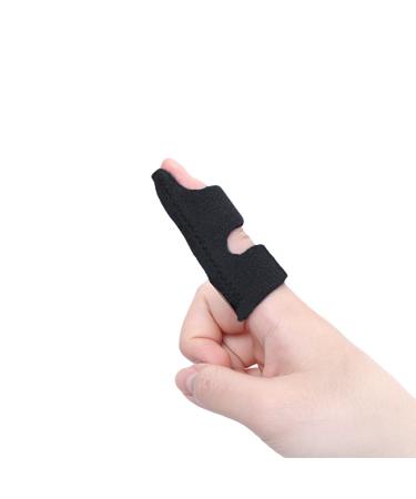 Fittoo finger splint finger protection for index middle and ring finger arthritis tendonitis relief of swelling and pain in the fingers night's rest black unit size black - Buy Online on GoSupps.com