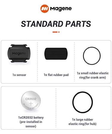 Magne Speed/Cadence Sensor for Cycling - Wireless Bluetooth/Ant+ RPM Sensor for Road & Spinning Bikes - Compatible with Onelap, Wahoo, Zwift, Strava - Buy Online on GoSupps.com