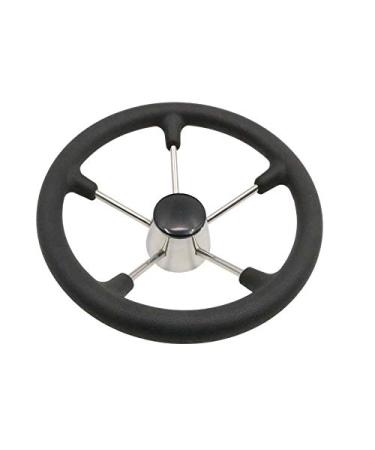 East Kay Marine Steering Wheel with Black PU Foam 13.5"