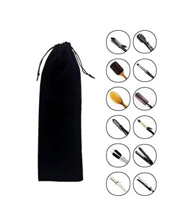 Flat Iron Case - Soft Cotton Sleeves & Travel Pouch for Hair Tools (2Pcs Black) | International Shipping Available - Buy Online on GoSupps.com