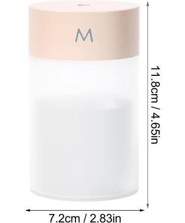 Mini USB Humidifier with Night Light - Portable Room & Car Essential Oil Diffuser - Pink - Buy Online on GoSupps.com