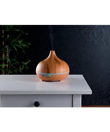 Carlo Milano Aroma Diffuser & Humidifier - 300ml Wood Look with LED Color Change | International Shipping - Buy Online on GoSupps.com