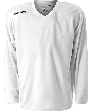 Bauer Flex Training Jersey Senior Size:L Color:White - Buy Online on GoSupps.com