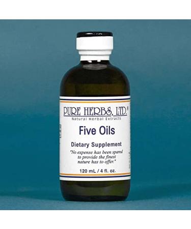 Pure Herbs Ltd. Five Oils (4 oz.) New Formula