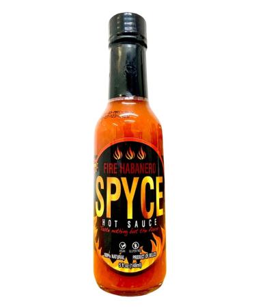 Spyce Hot Sauce Fire Habanero 148ml | 100% Natural