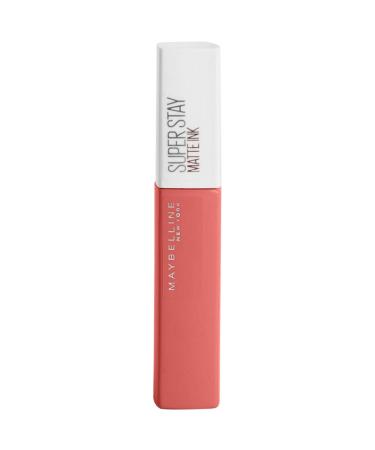 Maybelline New York lipstick Super Stay Matte Ink City Edition liquid matt and long-lasting No. 130 Self-Starter 5ml No. 130 Self-Starter 1 piece (1 Pack) City Edition