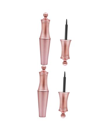 FOYTOKI 4 Pcs Liquid Eyeliner Mascara Makeup Magnetic Eyeliner Highlight Gel Sticky Glow Coloring Pigment