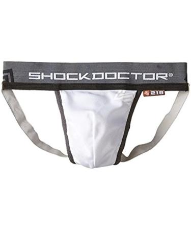 Shock Doctor Core Supporter Jock Strap - Adult Medium White | Youth & Adult Sizes (Cup Pocket, Cup Not Included) - Buy Online on GoSupps.com