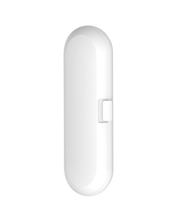 Tooth Brush Holder Toothbrush Box Toothbrush Storage Box Portable Outdoor Electric Toothbrush Protective Cover (Color : White)
