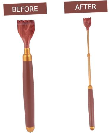 Buy Tovinanna Handheld Back Scratcher & Massager - Itching Relief Device 45x3cm Golden | International Shipping Available - Buy Online on GoSupps.com