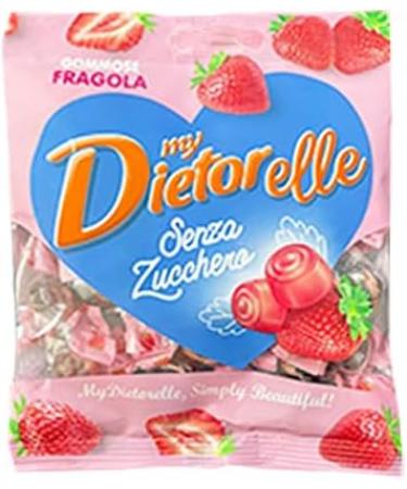  CAIYA 4X My Dietorelle Strawberry Flavoured Gummy Sweets Rich in Fruit Juice Sugar Free Gluten Free 70g 4 Packs  - Buy Online on GoSupps.com