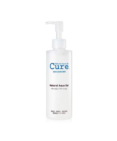 Cure Natural Aqua Gel Treatment Exfoliating Scrub for Women and Men 250ml 91 Water with Activated Hydrogen Reduces pores and blackheads Unisex Moisturizing Gel Cleanser