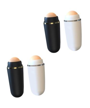 FRCOLOR 4 Pcs Volcanic stone oil-absorbing ball oil- absorbing face roller oil- absorbing volcanic face roller oily skin roller skin care face roller Degreasers volcanic rock oil control