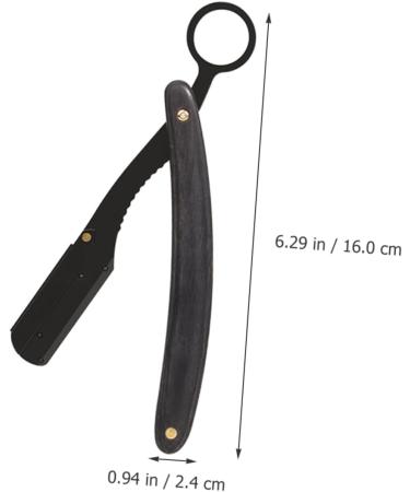 Beaupretty Manual Bart Razor - Professional Hairdresser Tool for Men | Stainless Steel Barber Razor for Salon Use - Buy Online on GoSupps.com