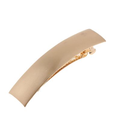 Buy Gold Alloy French Hair Clip for Women | Automatic Thick Hair Clip | Stylish Accessories for All Hair Types - Buy Online on GoSupps.com
