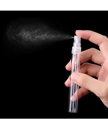12 x 3ml Clear Mini Glass Spray Bottles - Refillable Perfume & Makeup Atomizers - Portable Travel Cosmetic Containers - Buy Online on GoSupps.com
