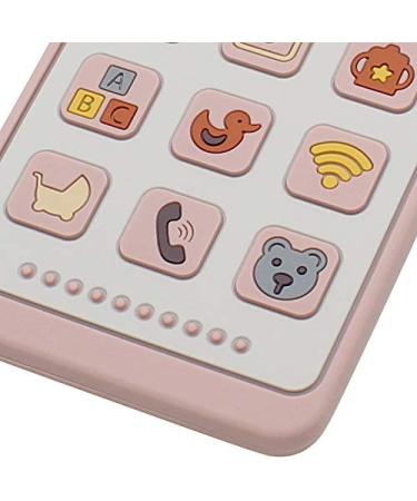Silicone Baby Teether Phone - Soft, Flexible & Non-Toxic Teething Toy - Buy Online on GoSupps.com