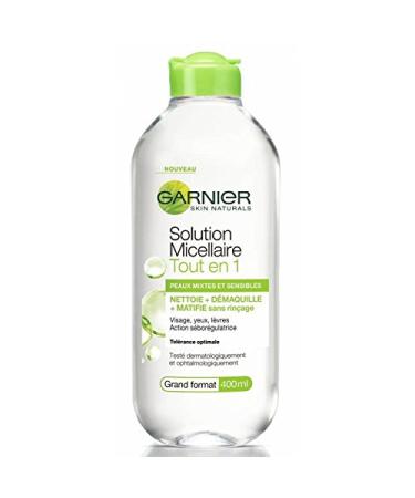 GARNIER - Micellar Solution - All in 1 Mixed and Sensitive Skin - 400ml