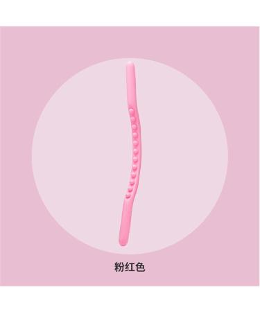 12 Pearl Plastic Scraping Massage Tool - Pink Gua Sha & Acupuncture for Body Relaxation - Buy Online on GoSupps.com
