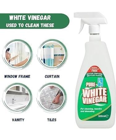 500ml white vinegar spray undiluted white vinegar dri pak white vinegar 45% vinegar oven cleaning spray trigger spray bottle which can be used as window cleaning equipment. - Buy Online on GoSupps.com