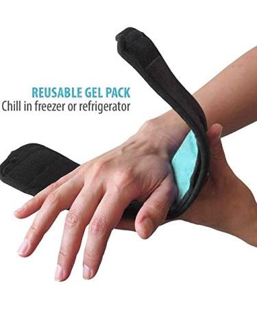tibiu Cold Therapy Wrap with Strap Hand Foot Wrist Elbow Relief Pain Cold Hot Therapy Pain Ice Pack - Buy Online on GoSupps.com