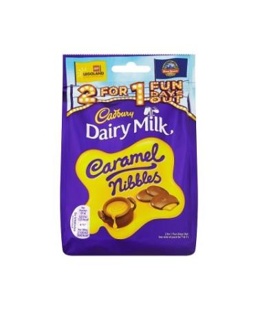 Cadbury Cadbury 5-pack of milk caramel nibblers 120g