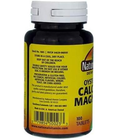 Nature's Blend Oyster Shell Calcium Magnesium - Essential Mineral Supplement - Buy Online on GoSupps.com