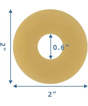 Ovand Moldable Ostomy Barrier Rings - Hydrocolloid Skin Extender Rings for Colostomy Bags - Sting-Free - Buy Online on GoSupps.com