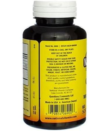 Nature's Blend Omega-3 Fish Oil Odorless 60 Sgels 1 Count (Pack of 60) - Buy Online on GoSupps.com