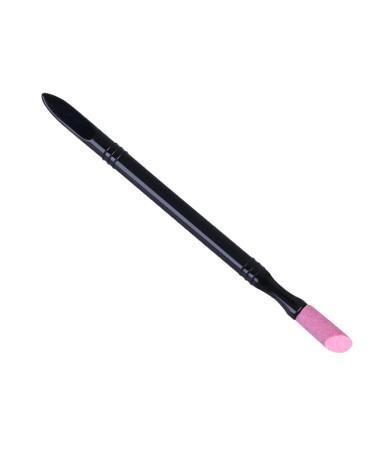 minkissy Manicure Tools Nail Tools Nail Polish Pens Nail Art Pusher Metal Cuticle Pusher Cuticle Pushers Nail Engraving Pen Nail Polished Pen Care Grinding Stick Handle Black