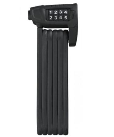 Abus folding lock Bordo Combo Lite 6150/85 with a bag - Extra -light numerical lock made of special steel - ABus security level 6 - 85 cm - black 85 cm black single - Buy Online on GoSupps.com