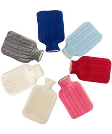 MYAMIA 500ml Hot Water Bottle with Cover - Rubber Hot Water Bag for Pain Relief | International Shipping Available - Buy Online on GoSupps.com