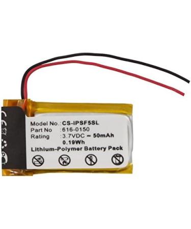 50mAh Battery for Shuffle 4th & 5th Generation - Compatible 616-0150 & 616-0548 | International Shipping Available - Buy Online on GoSupps.com