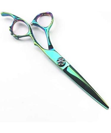 Hair Cutting Scissors 6 Inch Professional Japan 440c Green Ring Hair Scissors Haircut Scissor Thinning Barber Makas Cutting Shears Hairdresser Scissors Set - Buy Online on GoSupps.com