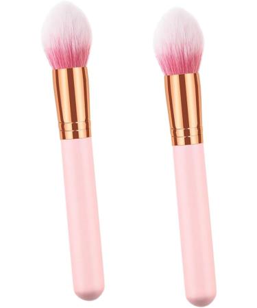 Didiseaon 2pcs Cosmetics Brush Makeup Powder Brush Cosmetic Brush Highlighter Makeup Brush Wooden - Buy Online on GoSupps.com