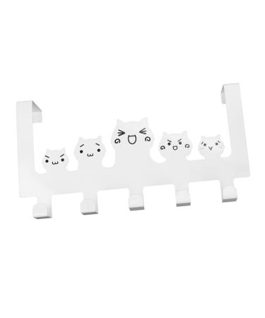 Hook up Cabinet Hanger Cabinet Hooks Purse Hangers Door Over Door Hook Rack Door Back Hanger Creative Door Back Wall Hanger Creative Hook Punch-Free Hook Arm White Robe