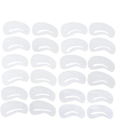 Beavorty 24pcs 6 Sets Tool Eyebrow Grooming Stencil Eyebrows Shape Eyebrow Templates Mold Cosmetic Auxiliary - Buy Online on GoSupps.com