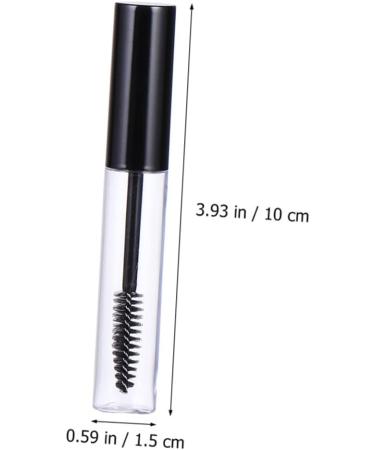 Didiseaon 8 Sets Mascara Tube Travel Perfume Eyelash Combs Tube Bottle Empty Clear Eyeliner Plastic Household - Buy Online on GoSupps.com